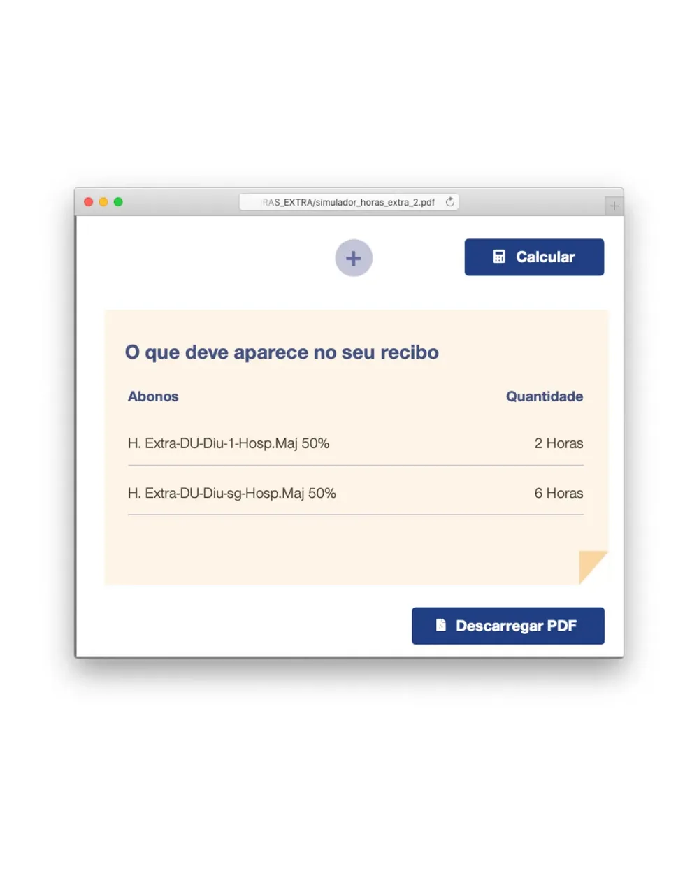 Calculadora - Sindicato Independente dos Médicos