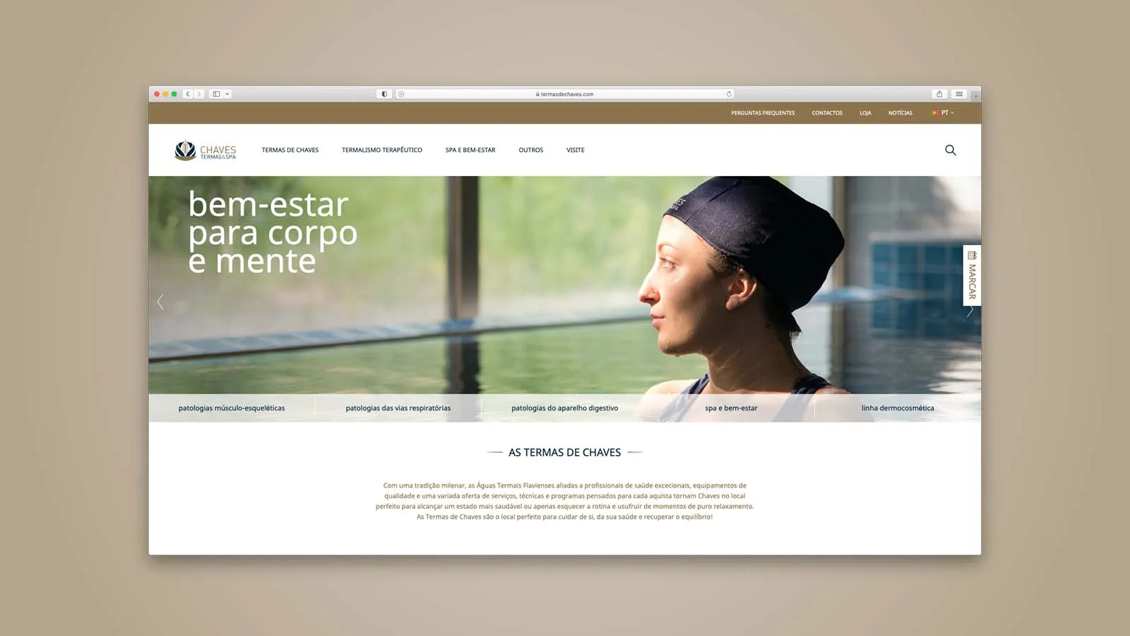 Termas de Chaves - Site