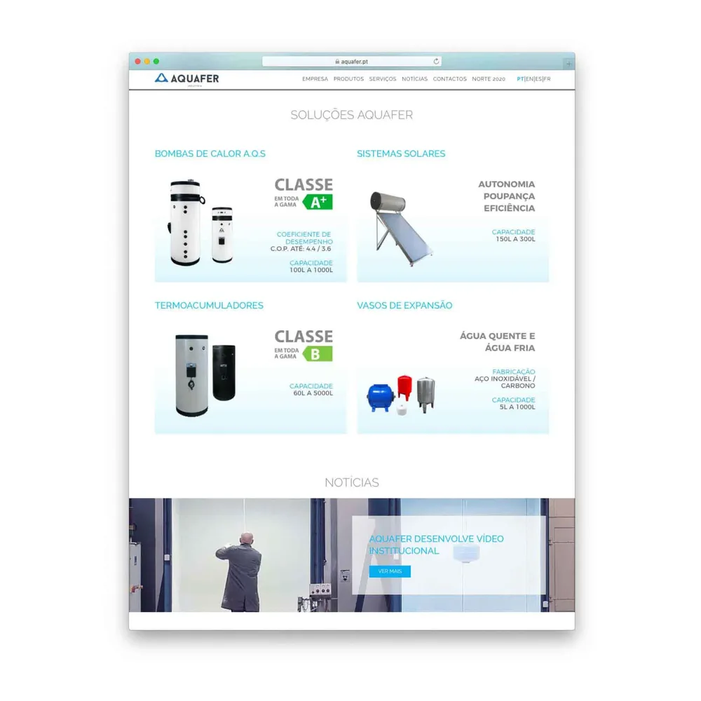 Website AQUAFER