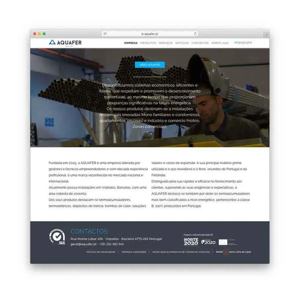 Website AQUAFER