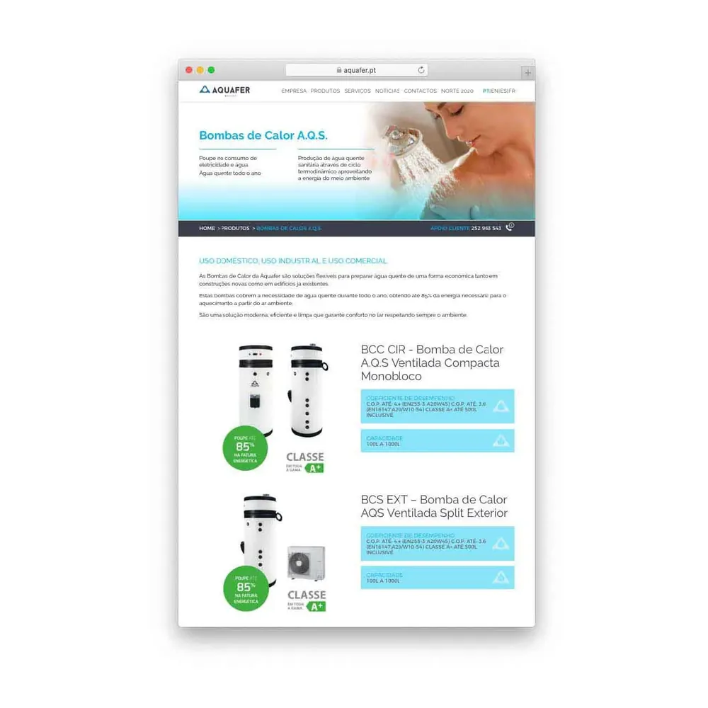 Website AQUAFER