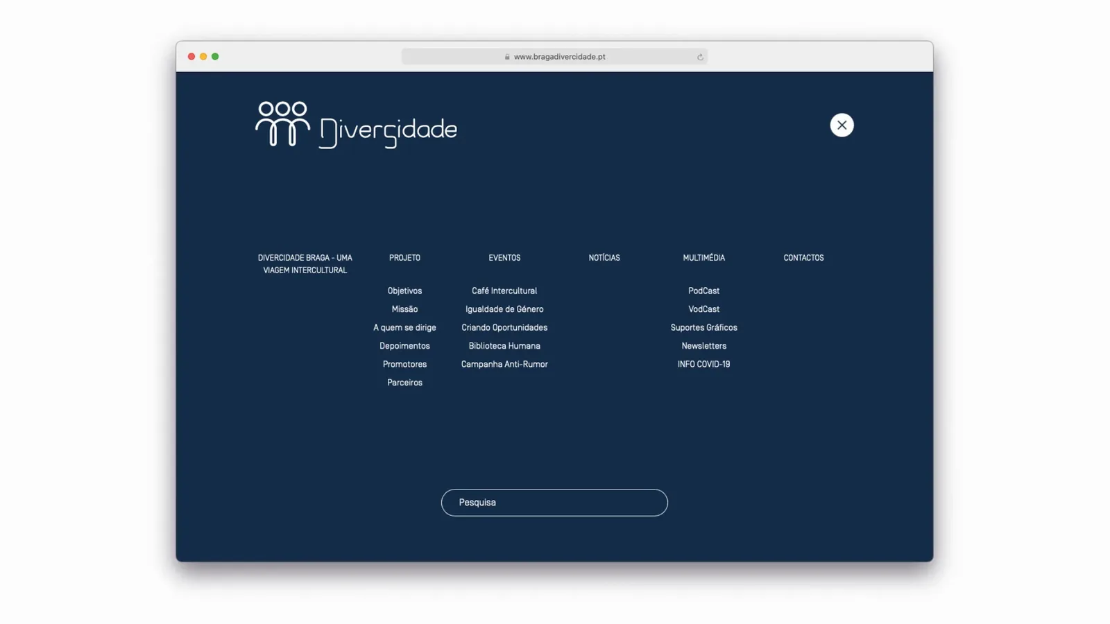 Website DiverCidade