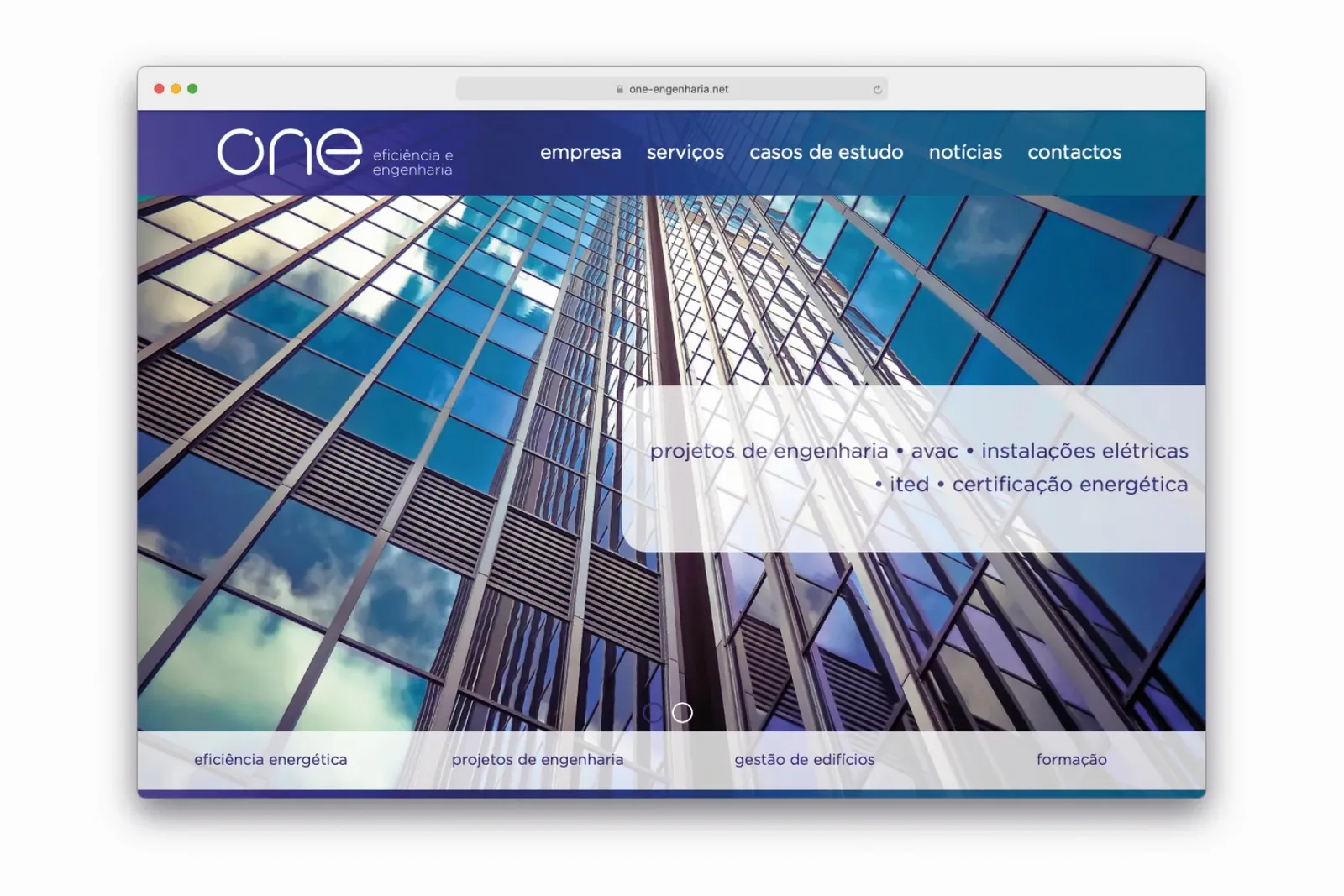Website for ONE Efficiency and Engineering