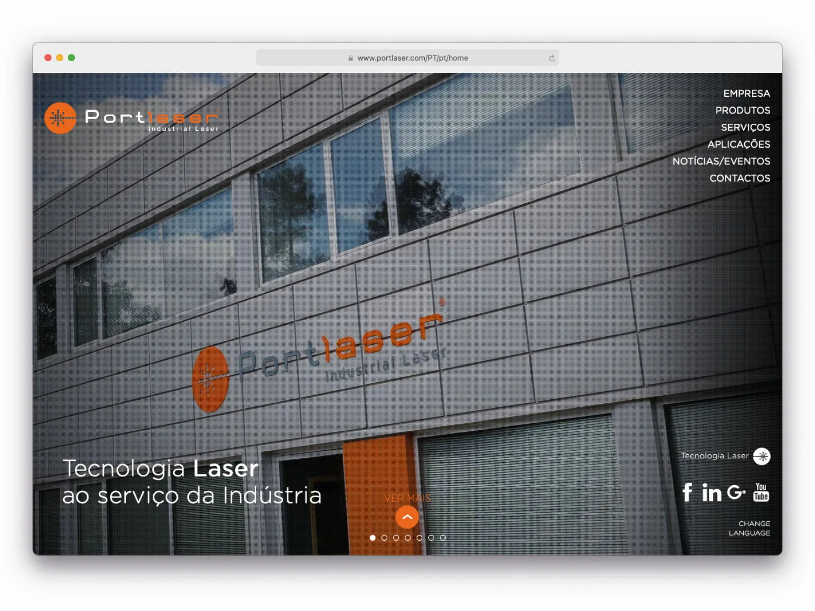 Website PortLaser