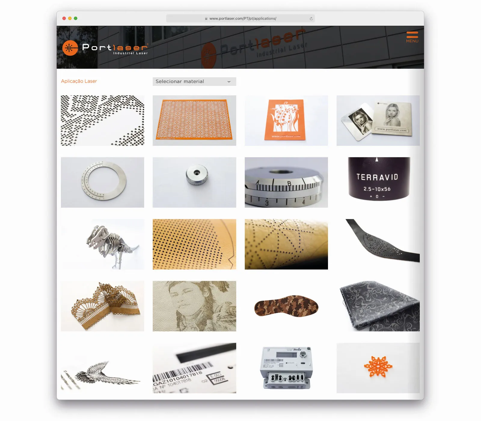 Website PortLaser