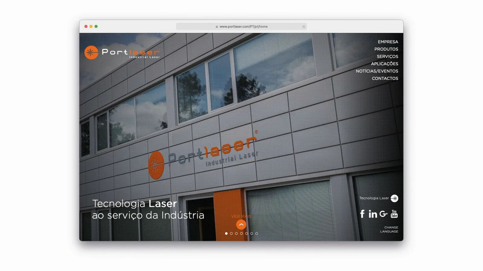 Website PortLaser