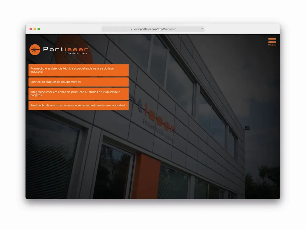 Website PortLaser