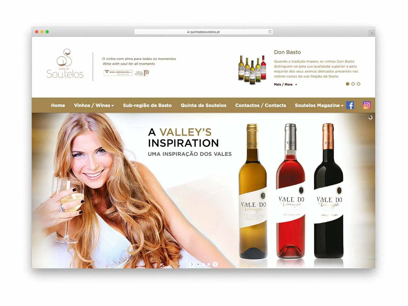 Website Quinta de Soutelos