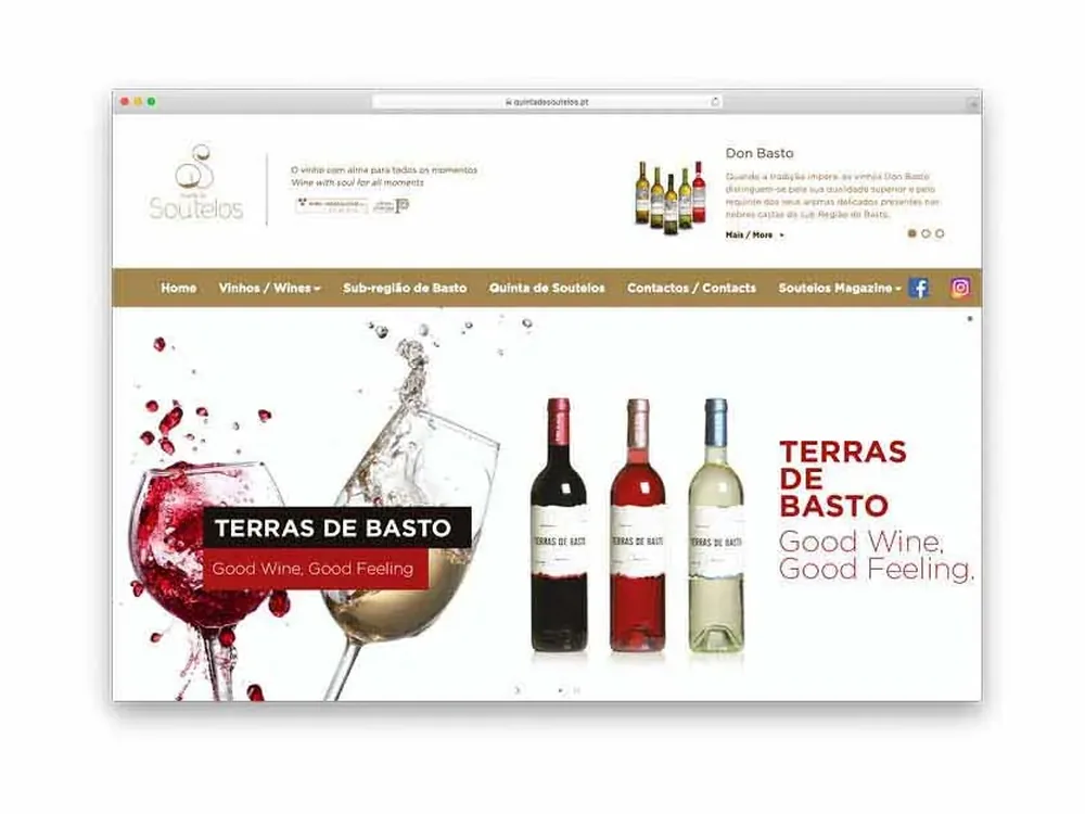 Website Quinta de Soutelos
