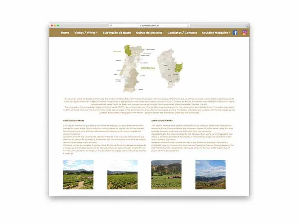 Website Quinta de Soutelos