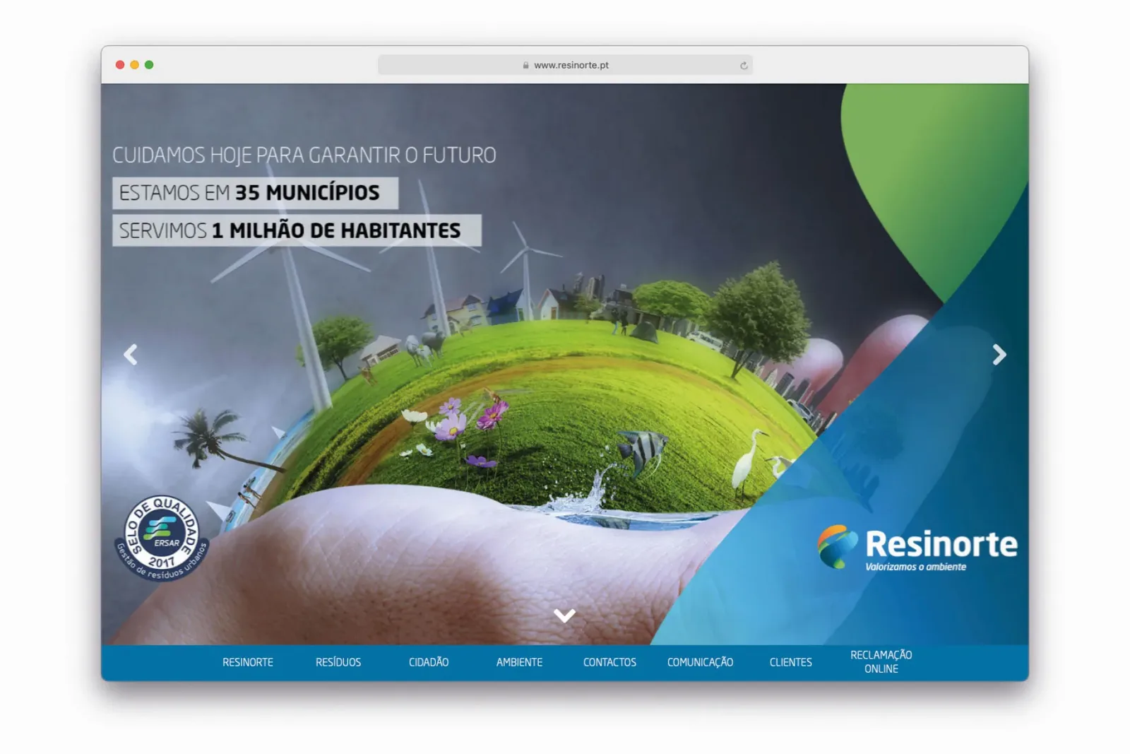 Website Resinorte