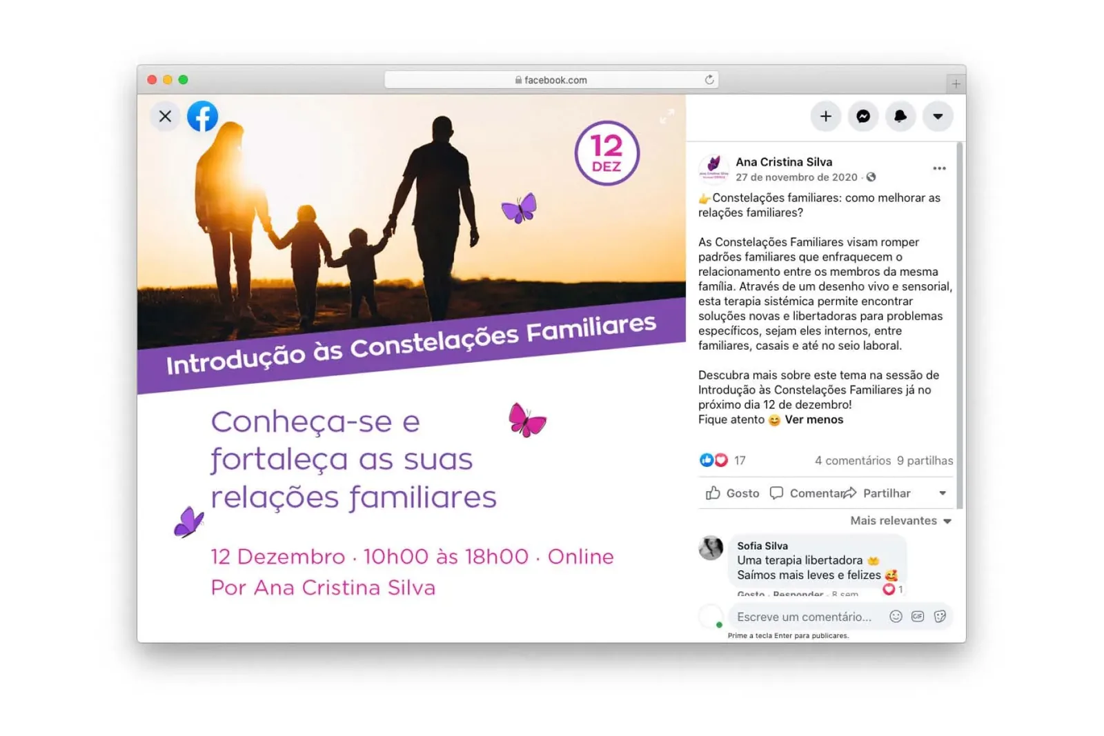 Ana Cristina Silva - Psicologia Clínica